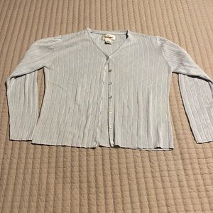 Medium Worthington Light Blue Cardigan